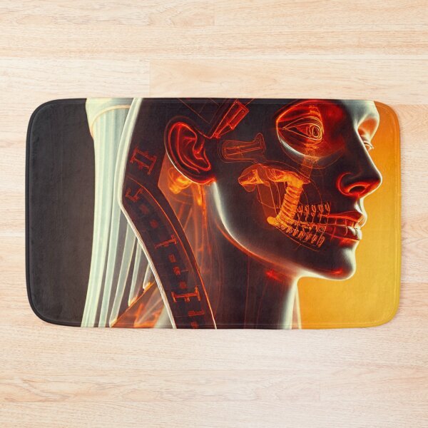 Item preview, Red X-Ray Egyptian Statue designed and sold by MatrixTattoo.