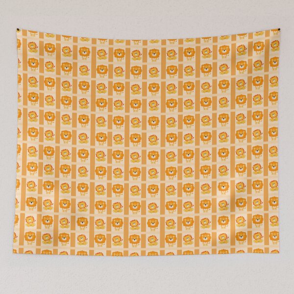 Item preview, Lion Plaid Pattern  designed and sold by RoyalLittleShop.