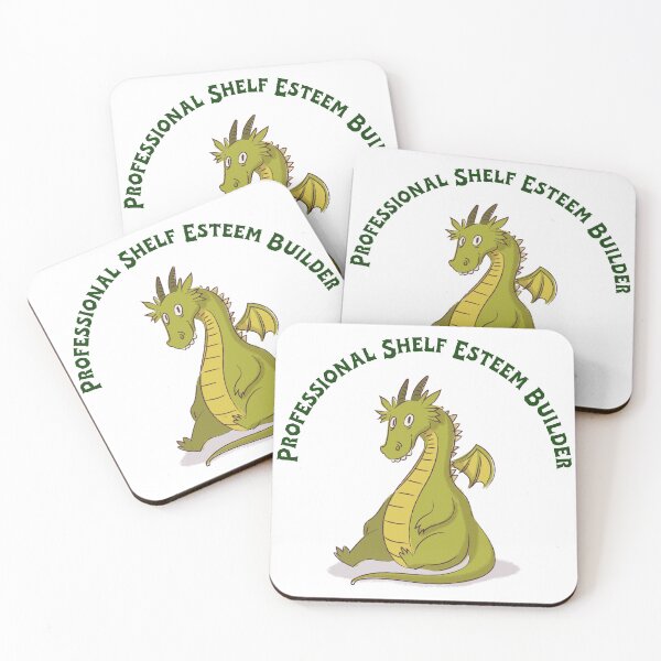 Item preview, Professional Shelf Esteem Builder – Book Dragon Humor designed and sold by KissellArt.