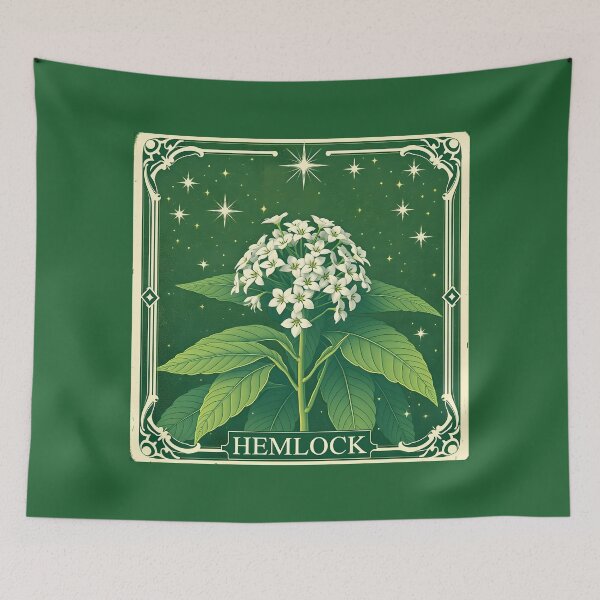 Item preview, Vintage Folklore Tarot Plants: Hemlock designed and sold by Kinde Guat.