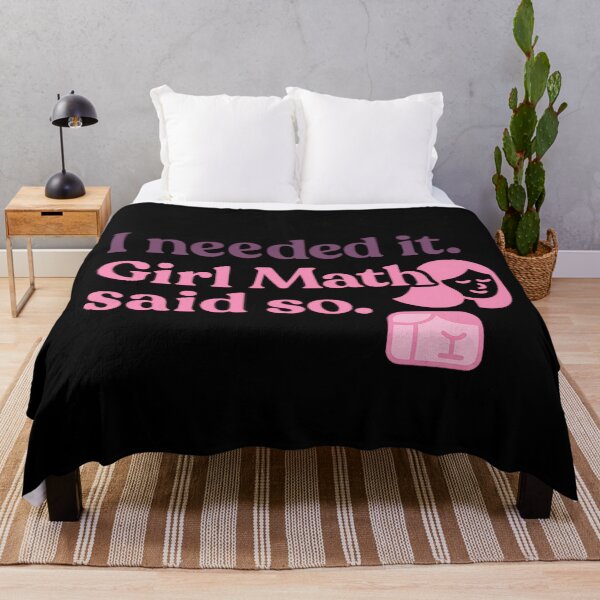 Item preview, I Needed It. Girl Math Said So. – Funny Shopping Logic Tee designed and sold by ALITOPRINCE.