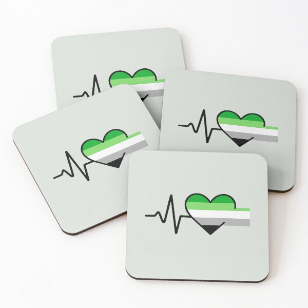 Item preview, Aromantic: LGBTQ+ Heartbeat Collection designed and sold by DesgnsxGifts.