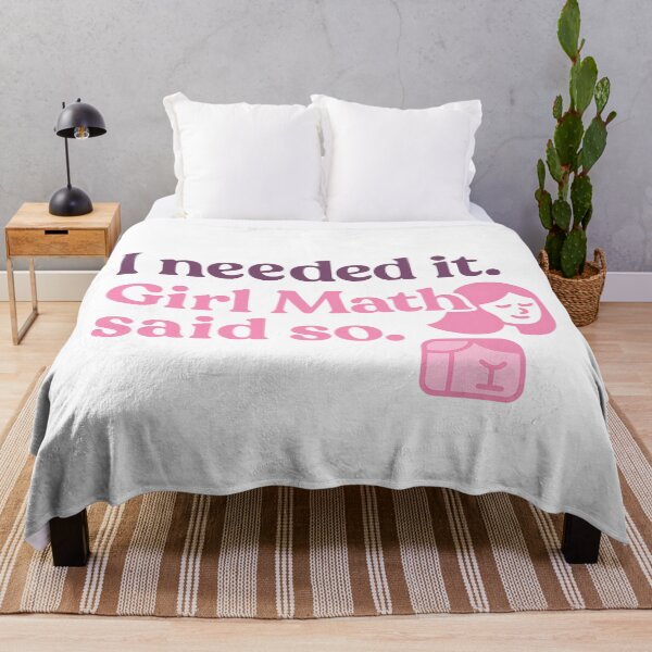 Item preview, I Needed It. Girl Math Said So. – Funny Shopping Logic Tee designed and sold by ALITOPRINCE.