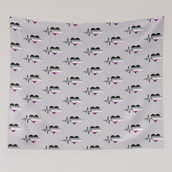 Item preview, Asexual: LGBTQ+ Heartbeat Collection designed and sold by DesgnsxGifts.