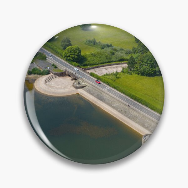 Item preview, The Spillway and Outlet Tower at Chew Valley Lake. designed and sold by DroneUk.