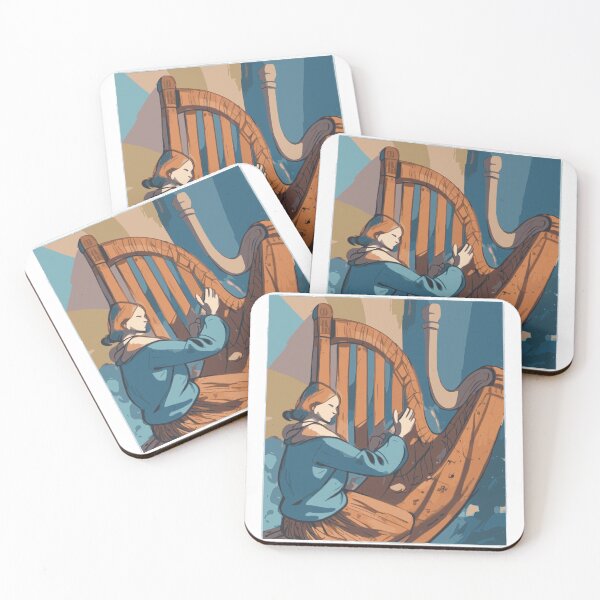 Item preview, Art Decoration - Serie Music A1 - Harp designed and sold by KiwiRider.