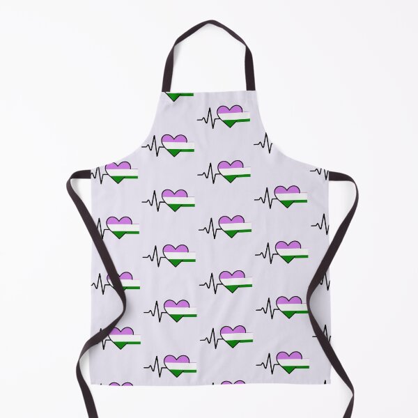 Item preview, Genderqueer: LGBTQ+ Heartbeat Collection designed and sold by DesgnsxGifts.