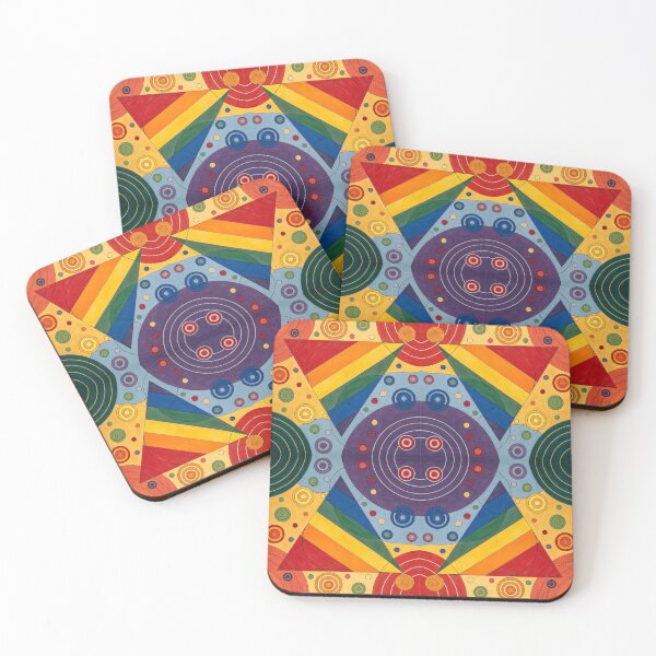 Item preview, Vibrant Geometric Harmony - Abstract Colorful Design designed and sold by asliberry.