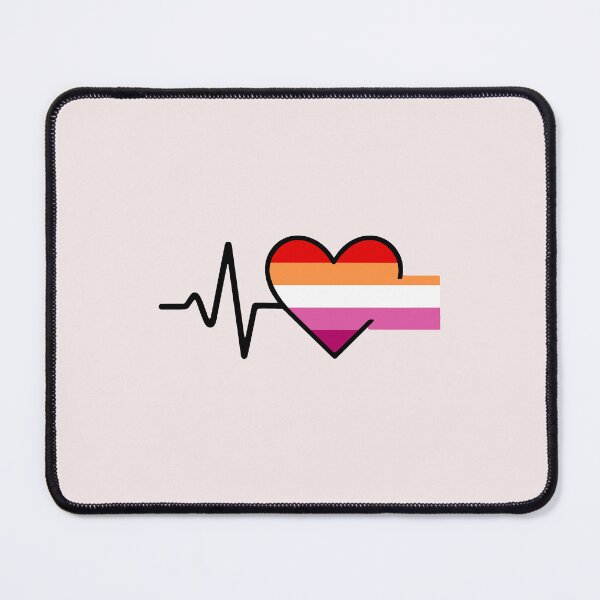 Item preview, Lesbian: LGBTQ+ Heartbeat Collection designed and sold by DesgnsxGifts.