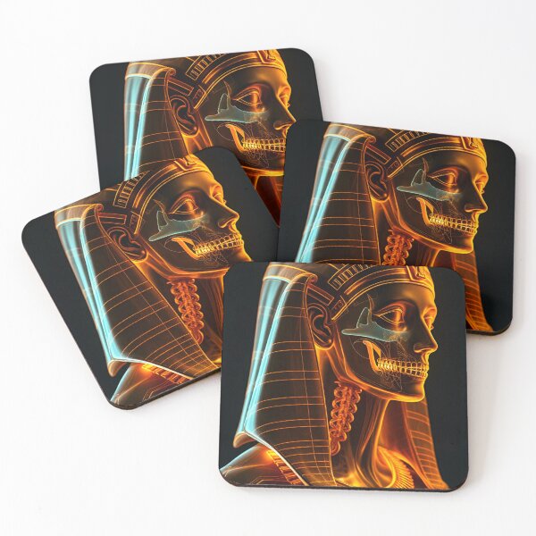 Item preview, Golden X-Ray Egyptian Statue designed and sold by MatrixTattoo.