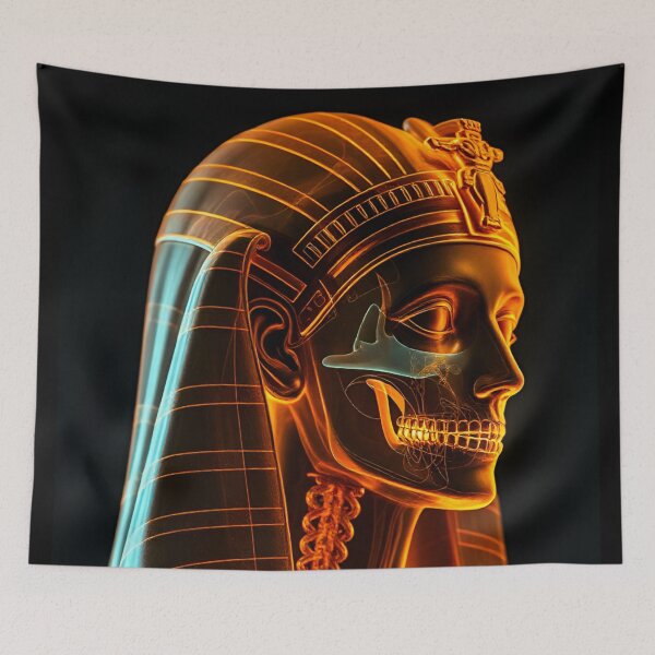 Item preview, Golden X-Ray Egyptian Statue designed and sold by MatrixTattoo.