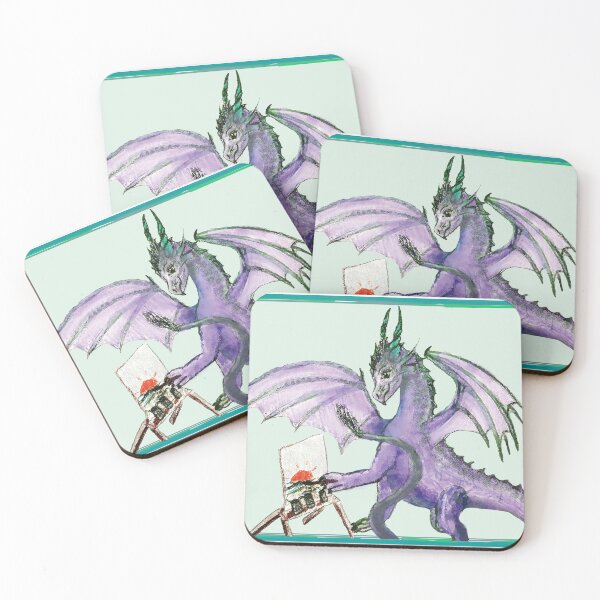 Item preview, Dragon Artist (Framed) designed and sold by KatsCreatures.