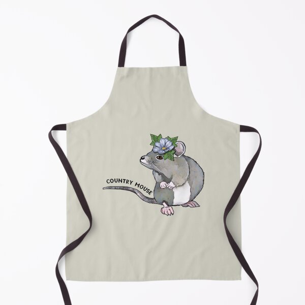 Item preview, Country Mouse, Illustration of Mouse with Flower on Head designed and sold by JoyfulWhimsy.