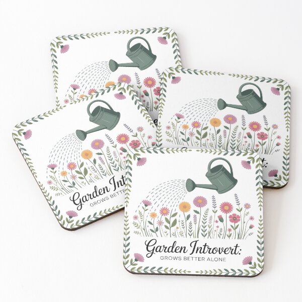 Item preview, Garden Introvert Floral Art – Grows Better Alone Digital Design designed and sold by AnnDesignStudio.
