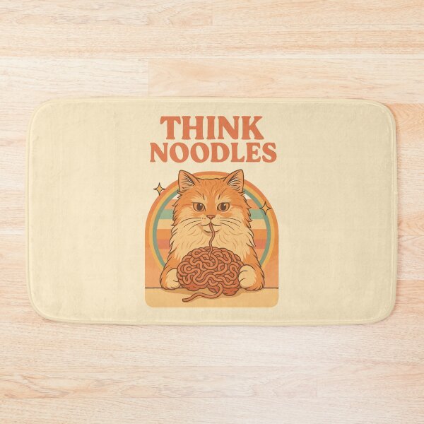 Item preview, Noodle Brainstorm – Cat Thinking Too Hard designed and sold by BeetleDots.