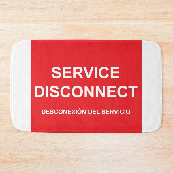 Item preview, Etiqueta de Desconexión del Servicio designed and sold by Mr. Electrician.