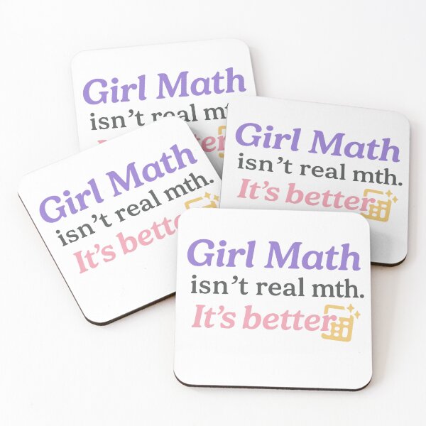 Item preview, Girl Math Isn’t Real Math. It’s Better. – Bold Trendy Tee designed and sold by ALITOPRINCE.