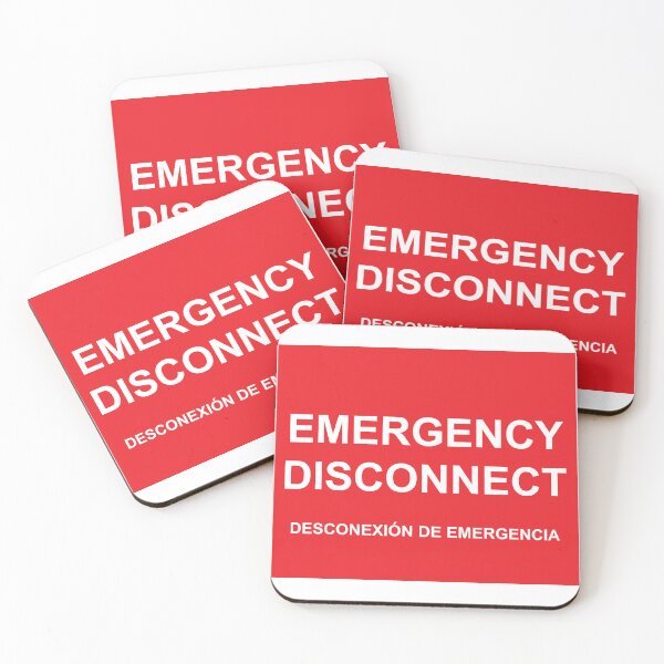 Item preview, Etiqueta de Desconexión de Emergencia designed and sold by Mr. Electrician.