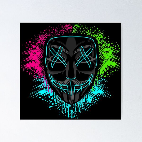 Item preview, Party Mask - Turquoise designed and sold by DESTRATOR_DE.