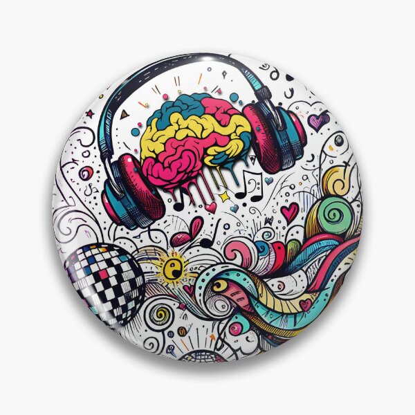 Artikelvorschau, MEIN Gehirn bei Musik – Fühle den Beat entworfen und verkauft von WarmDaysDesigns.