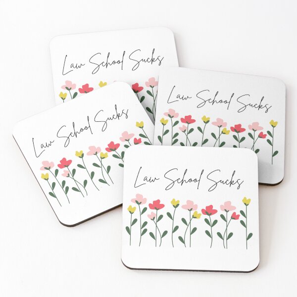 Item preview, Funny Law School Sucks with Flowers designed and sold by legallytryingtomakeit.