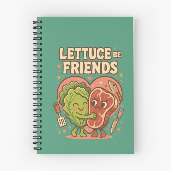 Item preview, Lettuce Be Friends – Salad Meets Steak designed and sold by BeetleDots.