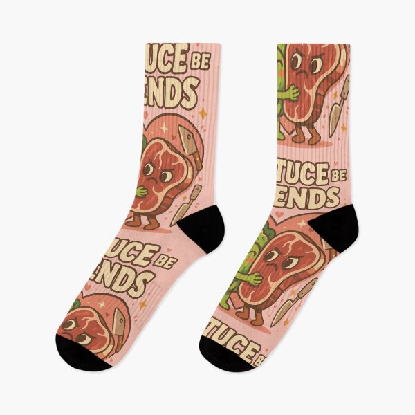 Item preview, Lettuce Be Friends – Salad Meets Steak designed and sold by BeetleDots.