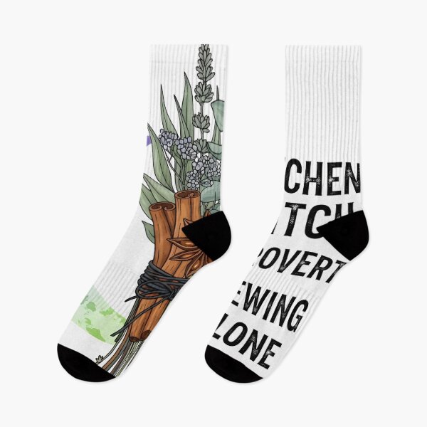 Item preview, Kitchen Witch Aesthetic – Brewing Alone Digital Herb & Moon Design designed and sold by AnnDesignStudio.