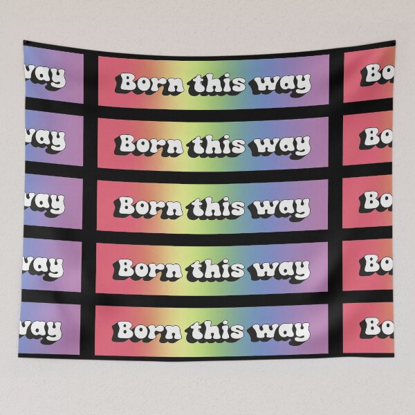 Item preview, Born This Way retro designed and sold by DarielaGrafik.