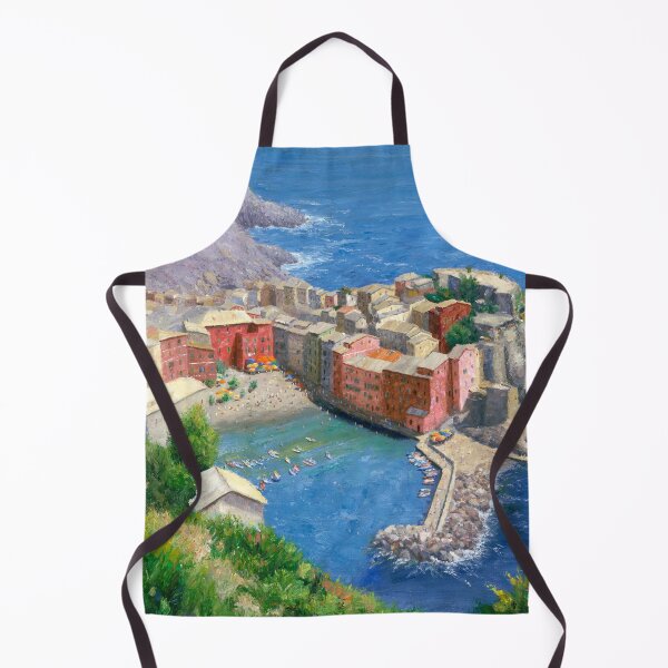 Item preview, Cliffside View of Vernazza designed and sold by FredMossFineArt.
