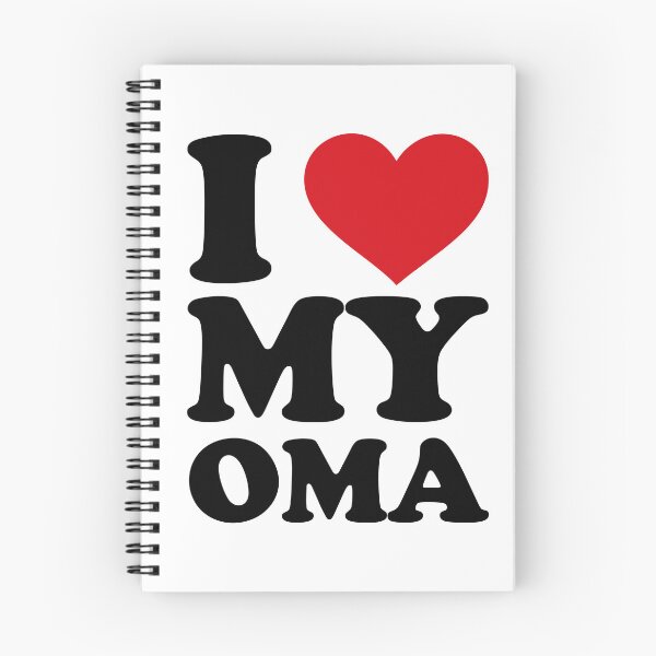Item preview, I ❤️ My Oma – Sweet Grandmother Love Design designed and sold by EmeraldeaArt.