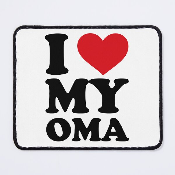 Item preview, I ❤️ My Oma – Sweet Grandmother Love Design designed and sold by EmeraldeaArt.