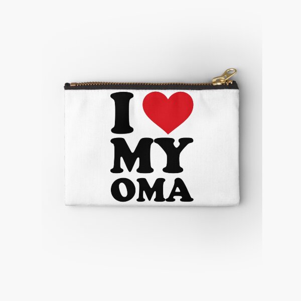 Item preview, I ❤️ My Oma – Sweet Grandmother Love Design designed and sold by EmeraldeaArt.