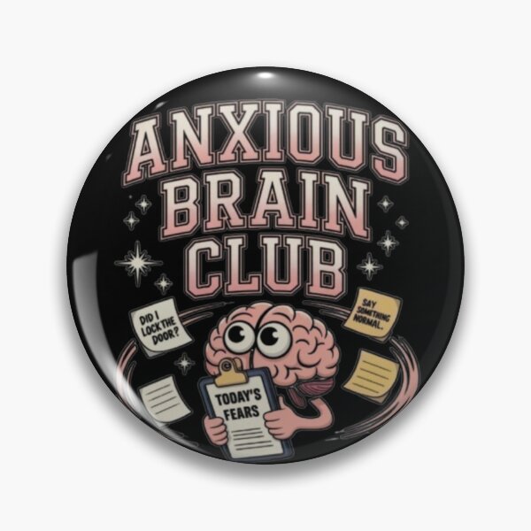 Item preview, Anxiety Brain Humor designed and sold by JediKittenWars.