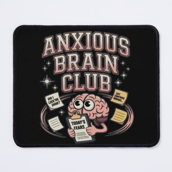 Item preview, Anxiety Brain Humor designed and sold by JediKittenWars.