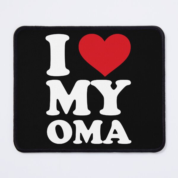 Item preview, I ❤️ My Oma – Sweet Grandmother Love white Design designed and sold by EmeraldeaArt.