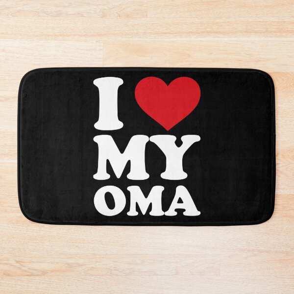 Item preview, I ❤️ My Oma – Sweet Grandmother Love white Design designed and sold by EmeraldeaArt.