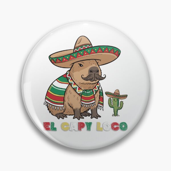 Item preview, El Capy Loco: Mexican Fiesta Capybara designed and sold by imaginariun.