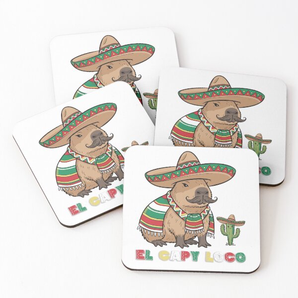 Item preview, El Capy Loco: Mexican Fiesta Capybara designed and sold by imaginariun.