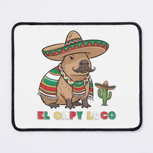 Item preview, El Capy Loco: Mexican Fiesta Capybara designed and sold by imaginariun.