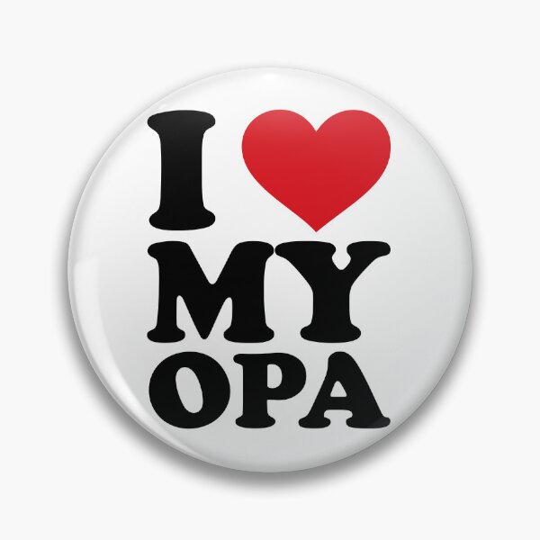 Item preview, I ❤️ My Opa – Heartfelt Grandfather Love Design designed and sold by EmeraldeaArt.