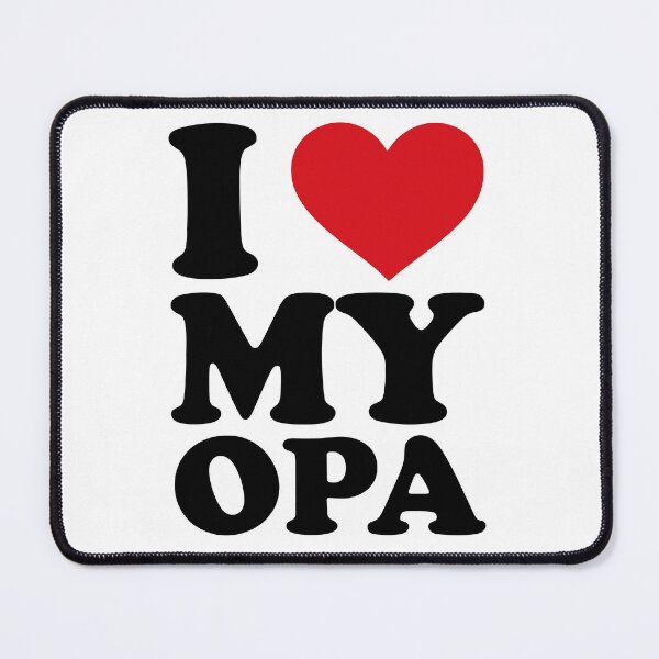 Item preview, I ❤️ My Opa – Heartfelt Grandfather Love Design designed and sold by EmeraldeaArt.
