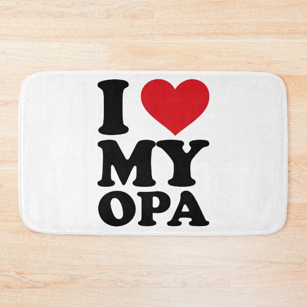 Item preview, I ❤️ My Opa – Heartfelt Grandfather Love Design designed and sold by EmeraldeaArt.