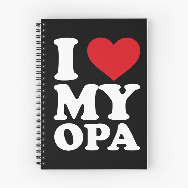 Item preview, I ❤️ My Opa – Heartfelt Grandfather Love whiteDesign designed and sold by EmeraldeaArt.