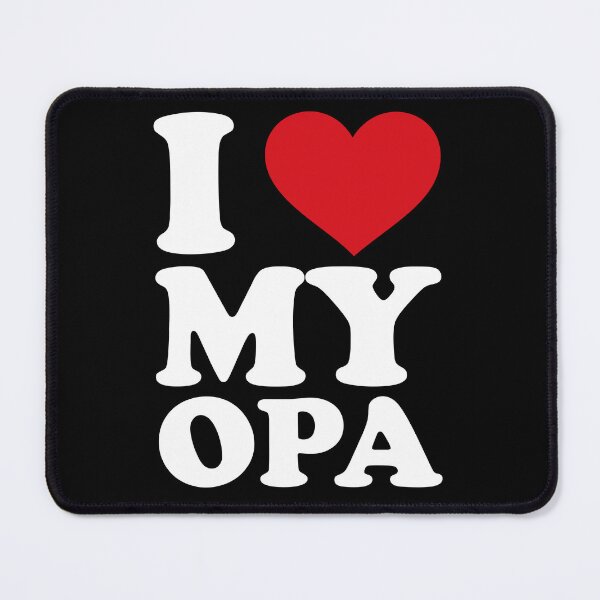 Item preview, I ❤️ My Opa – Heartfelt Grandfather Love whiteDesign designed and sold by EmeraldeaArt.