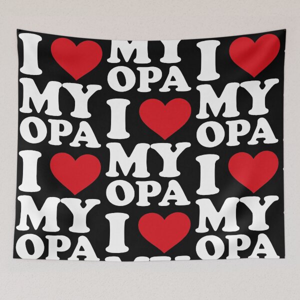 Item preview, I ❤️ My Opa – Heartfelt Grandfather Love whiteDesign designed and sold by EmeraldeaArt.