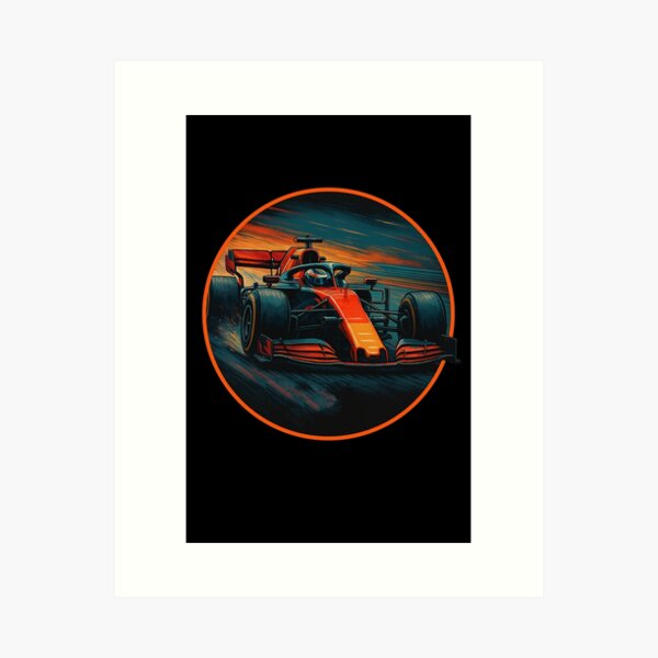 Item preview, F1 Shape, vintage color sunset, f1 mask designed and sold by NiceSign.