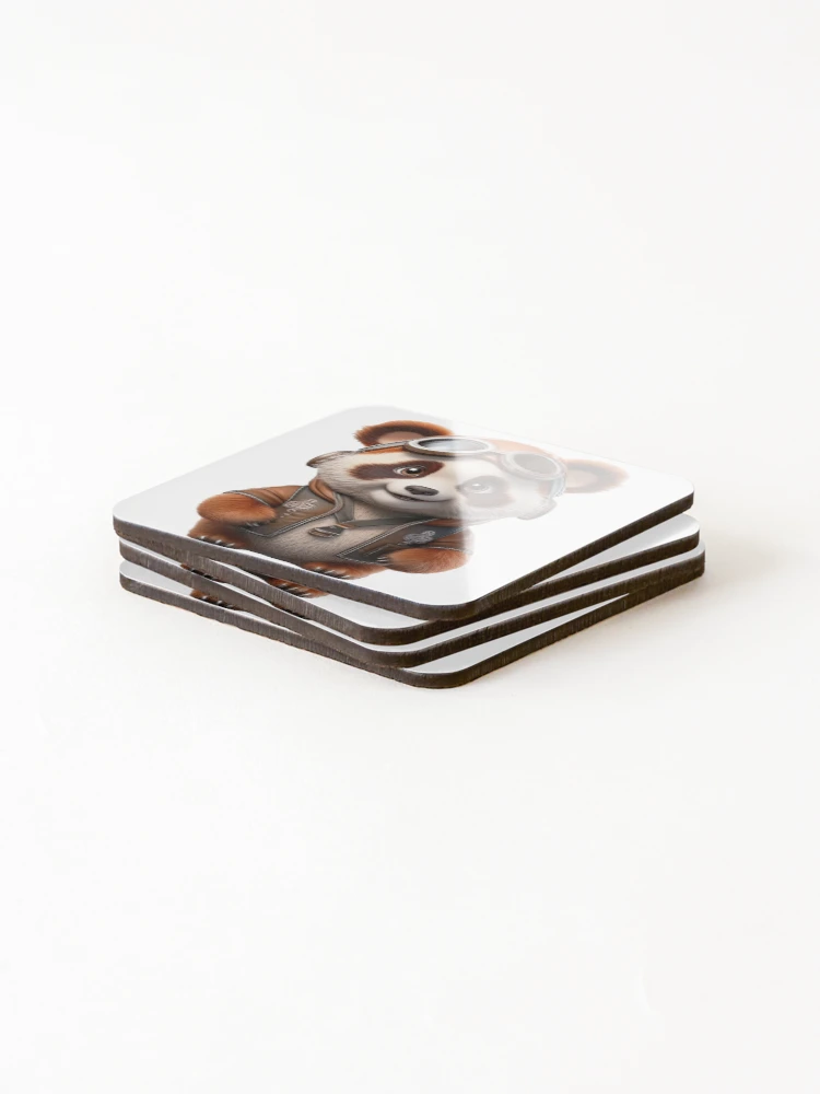 Thumbnail 4 of 5, Coasters (Set of 4), Copilot - Raloel designed and sold by Raloel Art.