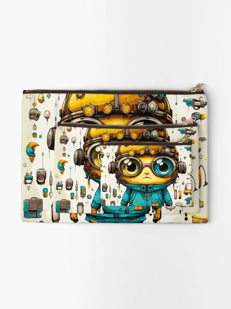 Thumbnail 2 of 4, Zipper Pouch, Copilot - Raloel designed and sold by Raloel Art.