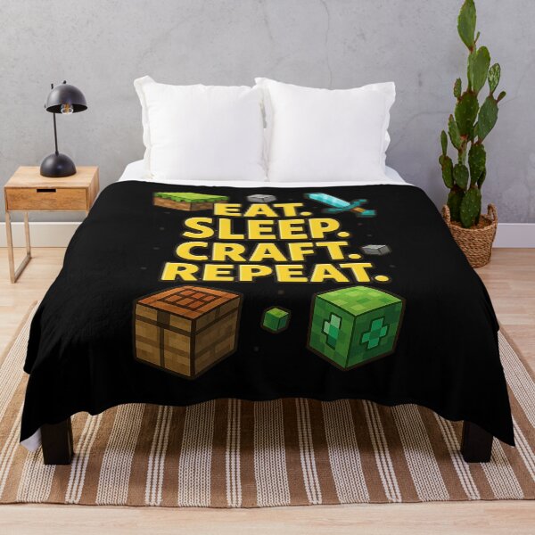 Item preview, EAT. SLEEP. CRAFT. REPEAT. designed and sold by NiceSign.